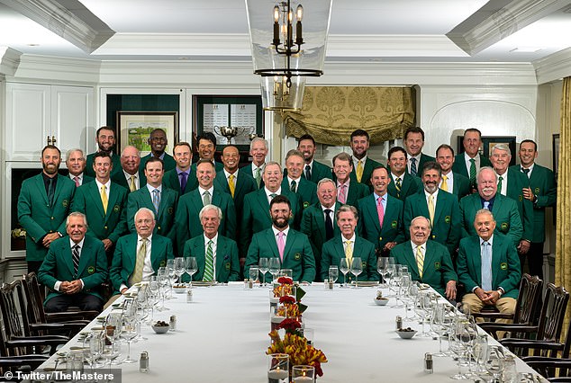 В среду Рам устроил ужин Masters Champions Dinner, давнюю традицию Августы.